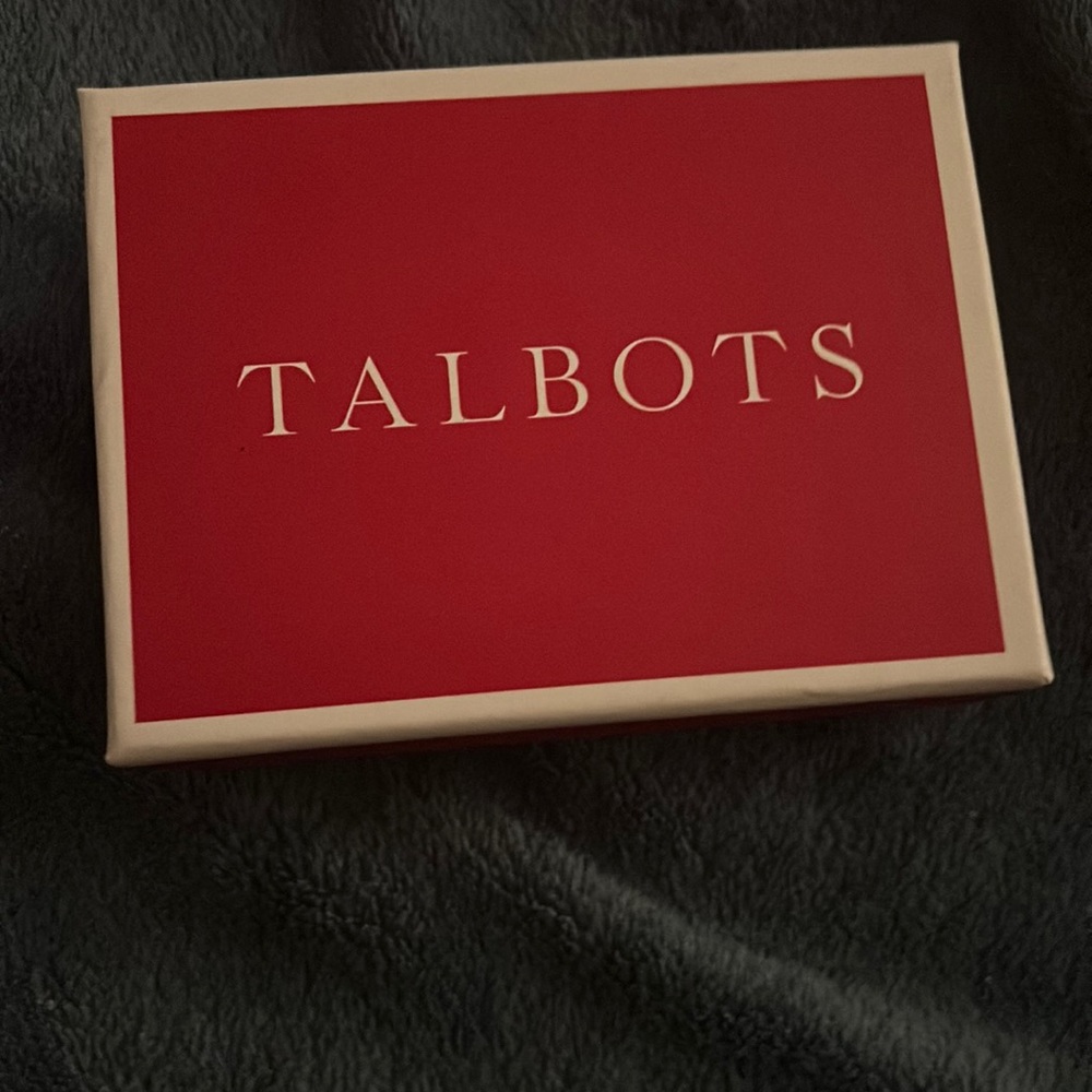 Talbots gold and black sequin earrings